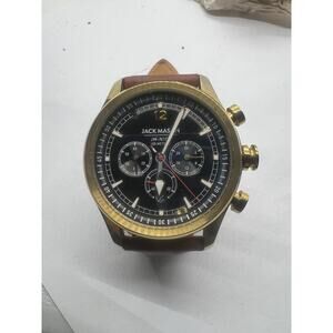 Jack Mason Nautical Chronograph Gray Dial Watch JM-N102-025 Has New Battery